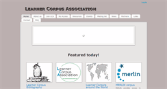 Desktop Screenshot of learnercorpusassociation.org